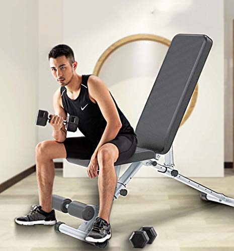 Toe Adjustable Foldable Dumbbell Bench Multifunctional Bench Home Gym Weight Bench Workout Bench Fitness Bench For Indoor Exercise #TOP6