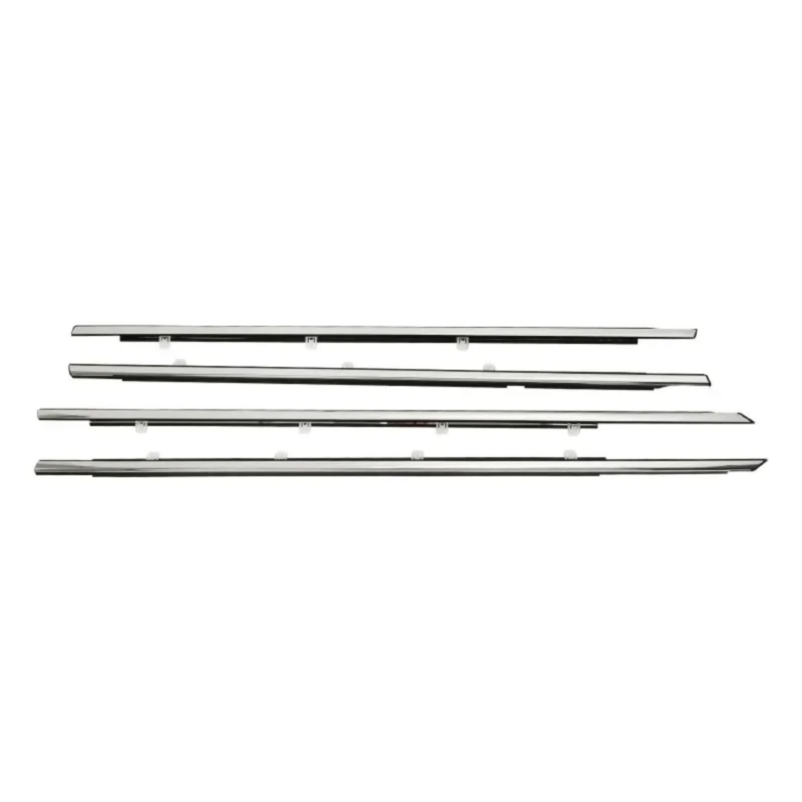 Glilar One Color Automotive Window Seals Car Window Seals For Accord 2008-2012 Side Weatherstrip Sealing Trims Glass Sealant Outer Belt Moulding Trim