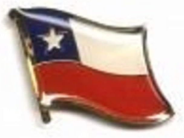 Chile Country Flag Small Metal Lapel Pin Badge 3/4 X 3/4 Inches New
