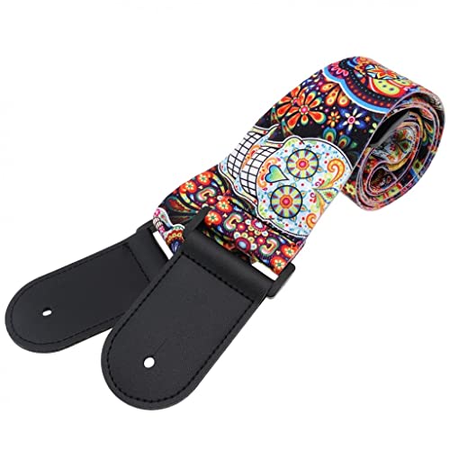 CZDYUF Sangles de Guitare d’impression Motif avec Puce Cuir se termine 5cm de Large de Largeur 110-150cm de Longueur for la Basse Guitare - Les Beatles, Paul McCartney, John Lennon, RIngo Starr, George Harrison CZDYUF Sangles de Guitare d'impression Motif avec Puce Cuir se termine 5cm de Large de Largeur 110-150cm de Longueur for la Basse Guitare – Image 6