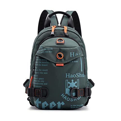 Sac à dos hommes imperméable avec ceinture détachable et grand volume de rangement