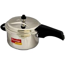 Prestige Pressure Cooker, 4-Liter, Silver