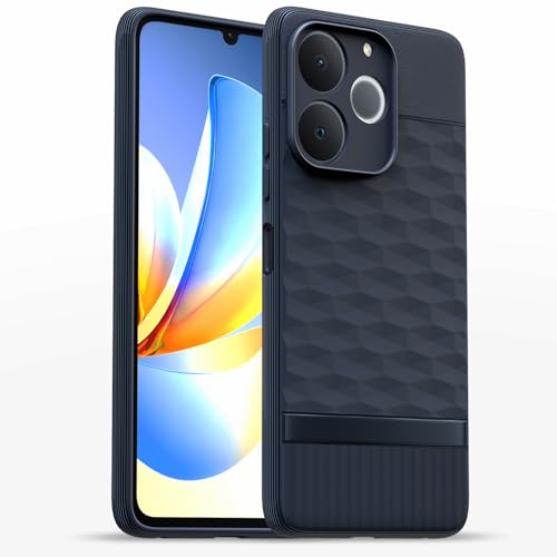 Image of Outlouders Back Cover for Realme C71 | Full Camera Protection | TPU Soft Flexible Shockproof Bumper Case (Blue)