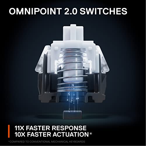 Steelseries 64856 Apex Pro Tkl 2023 Gaming Keyboard, Numeric Keypad, Wired, English Layout, Omnipoint Switch, Organic El Display, Us #TOP2