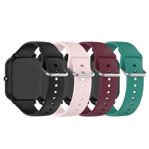 Correa de silicona compatible para reloj Hwagol G28 miniatura 1