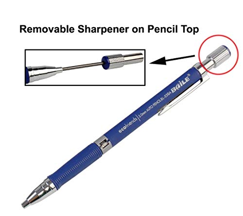 Image of Baile 2.0mm Mechanical Auto Pencil + 5 LeadS Box (Blue)