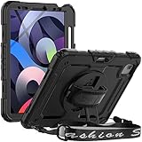 SEYMAC iPad Air 5th/ 4th Generation Case 10.9 Inch, Full-Body Shockproof Protective Case with Screen
