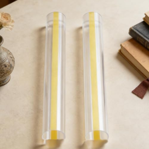 2 x Drawing Magnifying Ruler de acrílico transparente para estudiantes y dibujo técnico 6