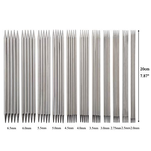Coopay COOPAYGZY00203 55Pcs Dpn Knitting Needles Set thumb #8