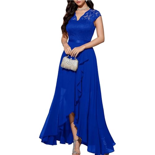 Robe de soirée longue asymétrique ajustée dissimulant les imperfections
