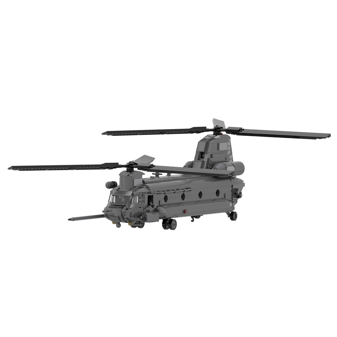 RIDID MOC-37497 MH-47 G Special Ops Chinook Model Military Theme Building Blocks Toys Set (1758PCS), Large, 51S38513MRX