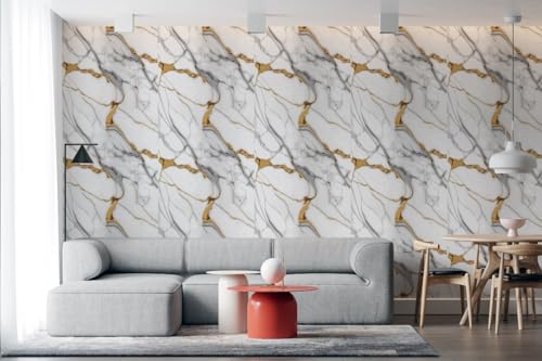 Image of Barebeauty 60 x 200 cm Kitchen Wallpaper, Self Adhesive Oil Proof Waterproof Wall Sticker for Kitchen, Anti-Mold Heat Resistant Backsplash Wall Covering (Pack of 6, 77.52 Sq. Ft. Approx)