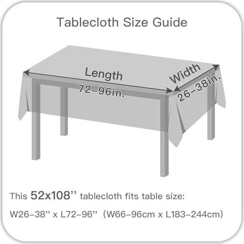 Image of maxmill Rectangle Tablecloth Weaved Pattern Waterproof Spillproof Wrinkle Free Table Cloth, Kitchen Dining Tabletop Decoration, Fabric Table Cover for Holiday Parties, 52 x 108 Inch, Pale Blush