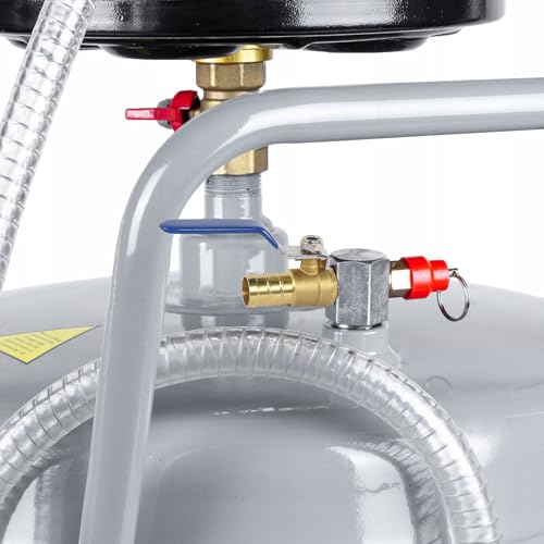 2 Stück Messing 3/4 Zoll Kugelhahn Absperrhahn 3/4 Zoll (19mm) Kugelhahn mit Blau Flügelgriff Absperrkugelhahn mit 4 Klemmen Kraftstoffleitungsarmaturen Gartenhahn Anschlüsse