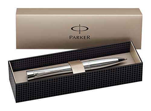 Parker Urban Classic Métro Métallique Stylo-bille Pointe Moyenne Attributs Chromés Acier