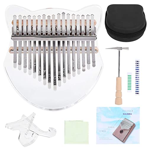 Pwshymi Instrument de Musique Kalimba Transparent Exquis pour Les Adultes pour Le hautbois débutant(Transparent) - Les Beatles, Paul McCartney, John Lennon, RIngo Starr, George Harrison Pwshymi Instrument de Musique Kalimba Transparent Exquis pour Les Adultes pour Le hautbois débutant(Transparent) – Image 5