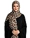 ZGMYC Fashion Leopard Print Hijab Scarf for Women Soft Modal Instant Hijab Head Wraps Shawls Long Scarves Headscarf