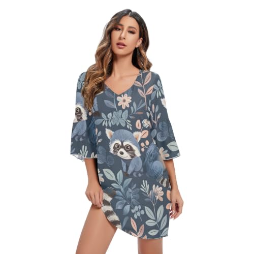 Robe en mousseline de soie imprimée : l'élégance haut de gamme pour femme