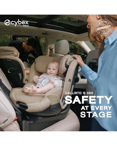 Image of Callisto G 360 Rotating All-in-One Convertible Car Seat- Nightfall Black