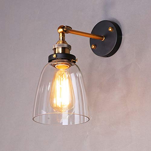 Lámparas de pared retro de metal modernas para dormitorio y pasillo 2