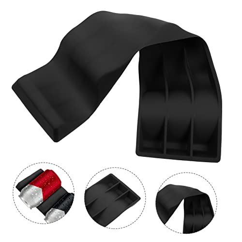 Set de 3 soportes de silicona para botellas de vino miniatura 7