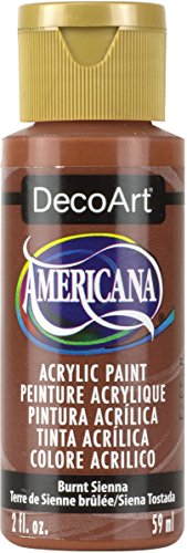 Image of DecoArt Americana Acrylic Paint, 2-Ounce, Burnt Sienna