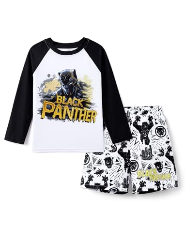 Image of Disney Marvel Spiderman Swimsuit Rash Guard Shirt & Swim Trunks Stitch Boys Swim Set UPF 50+ Summer Kids Bathing Suit 3M-13T