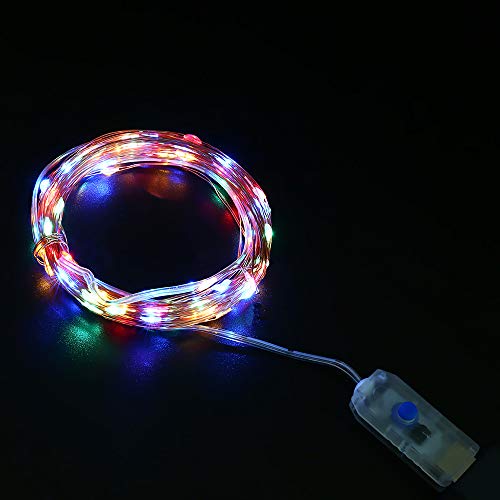 Andoer Carga USB portátil INS Estrelas do céu Decoração piscando 5 metros 50 lâmpadas 8 funções de l