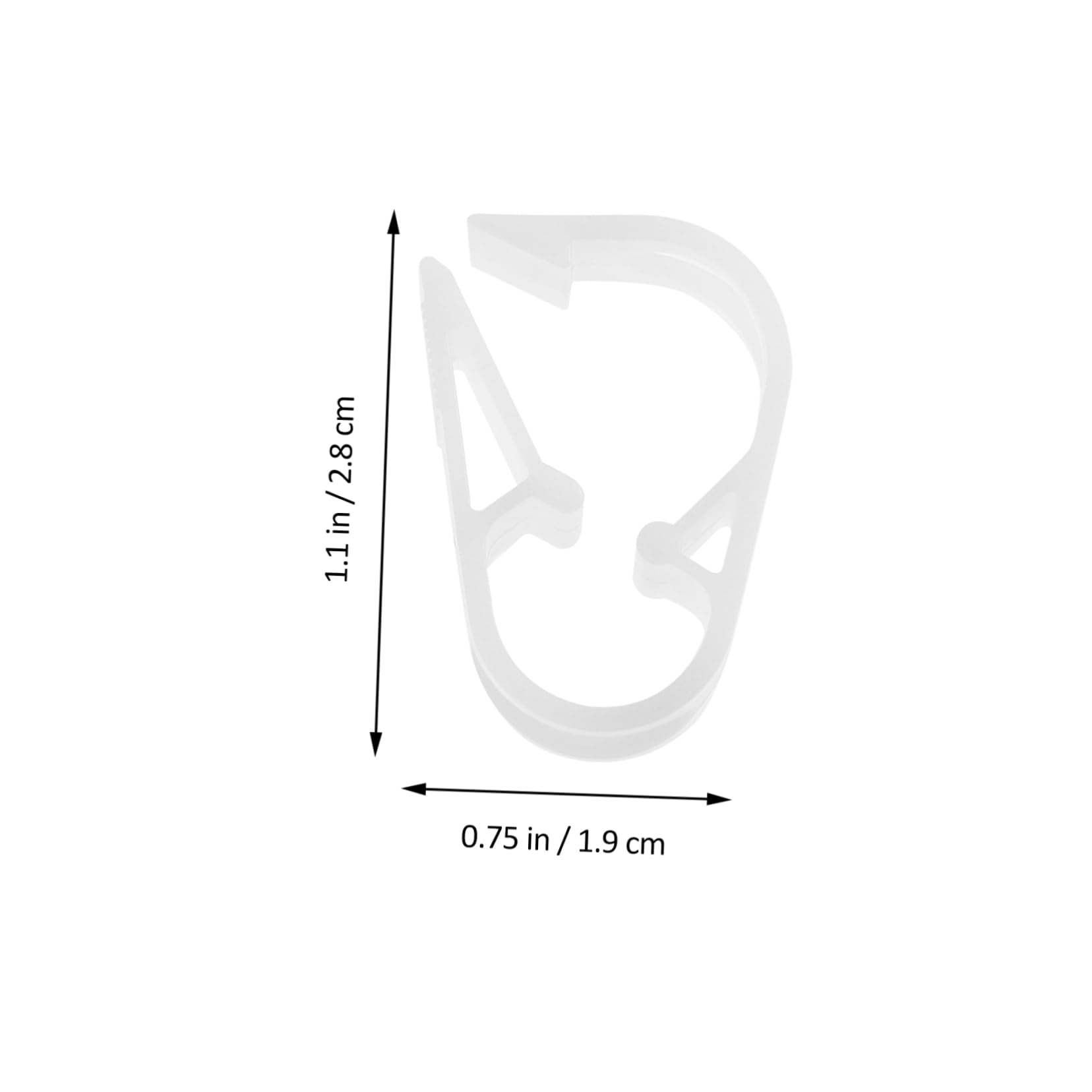 Alipis 2 Set Fornica Di Cateter Clip Del Tubo Di Controllo Del Flusso Clip Di Controllo Del Flusso D'acqua Fascette Stringitubo Piccola Fascetta Stringitubo Morsetto Per Tubo 100 Pezzi*2
