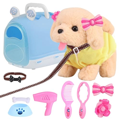 KBIBCK Hund Spielzeug Kinder, Elektronisches Haustier Hund, Hund mit Leine...