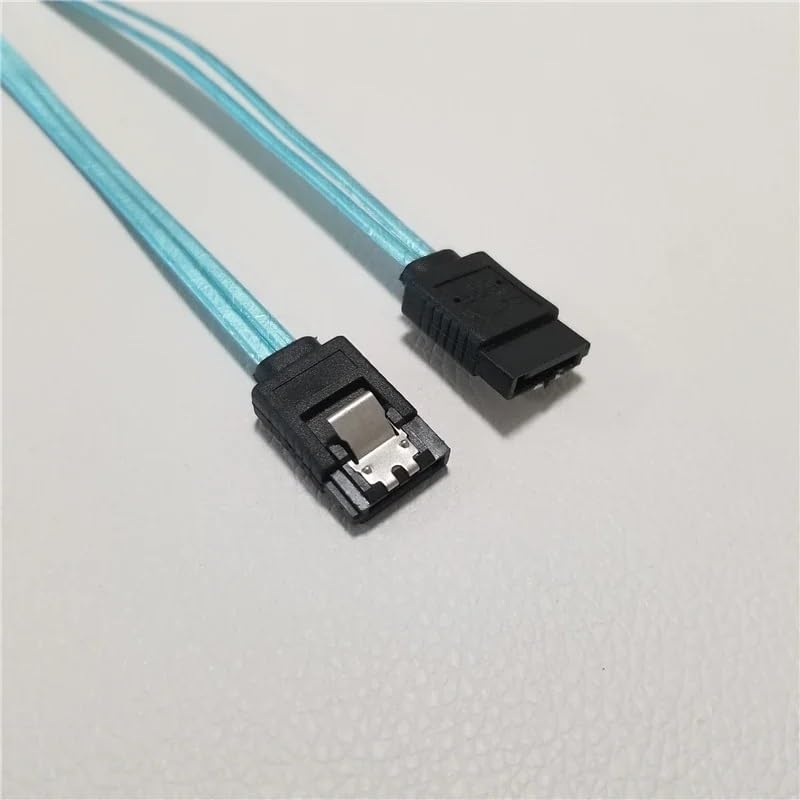 Cable SATA 3.0 hembra a hembra 20cm azul miniatura 2
