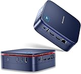Blackview Mini-PC W-11 Pro, Mini-PC, 16 GB RAM + 1 TB M.2 SSD Mini Desktop-PC Intel 11. Generation N5095, WLAN Dualband, BT 4.2, HDMI 2.0, 4K UHD (Blau), MP60-12