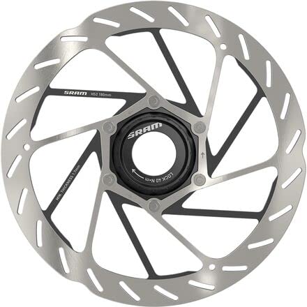 SRAM disco freno HS2 160mm centerlock arrotondato, Black - Image 2