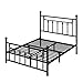Allewie 14 Inch Queen Size Metal Platform Bed Frame with Victorian Vintage Headboard and Footboard/Mattress Foundation/Under Bed Storage/No Box Spring Needed/Easy Assembly/Noise Free/Black