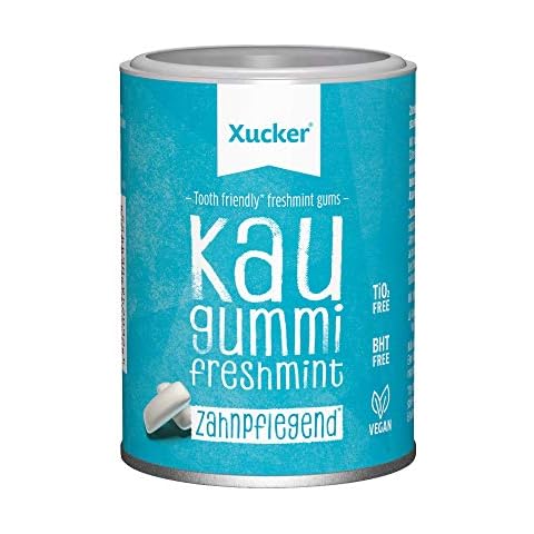 Xucker Zuckerfreie Zahnpflege Kaugummis Freshmint Cover