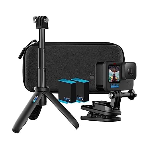 Câmera GoPro HERO10 Black + Kit de Acessórios - à Prova D’água, Vídeos 5.3K 60, Fotos 23MP, GP2, HyperSmooth 4.0, Live Streaming, Webcam, Conexão Nuvem - Preta