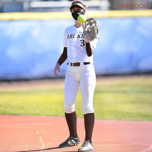Image of Baseball Socks and Belt for Youth Adult Softball Socks Combo Elastic Waist Belt for Men Kids Boys Girls Women JASGOOD