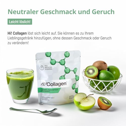 Marine Collagen Bio Medical Pharma Kollagen Pulver mit Vitamin C