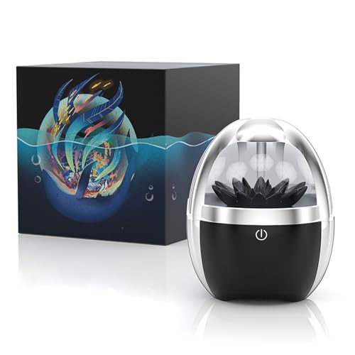 LICAEVEY Bluetooth Speaker, Magnetic Fluid Speaker with Music Rhythm, Portable with Colourful Light, Magnet Liquid Toy, Desktop Decor, Magnetic Fluid Lamp for Camping Picnics