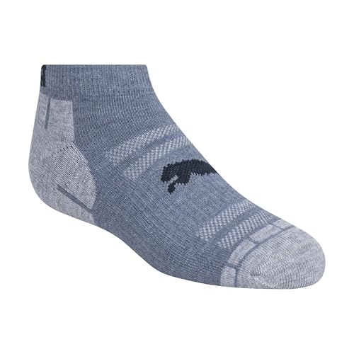 Image of PUMA Kids' Low Cut Extra Cushion & Arch Support Socks (8-Pack)