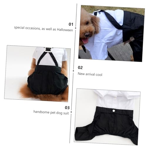 Traje formal para perro tamaño L BESPORTBLE miniatura 5