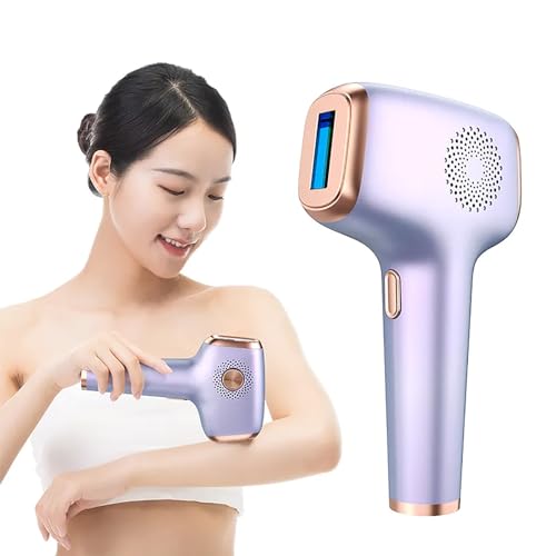 livre Appareil D'épilation, Épilation Portable Avec Écran D'affichage LED, 9 Intensités D'énergie Réglables Et 2 Modes De Fonctionnement, Zone Lumineuse De 4 Cm² Et Têtes Remplaçables, Pour Le Visage