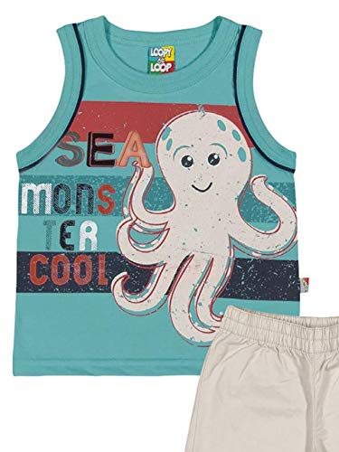 Conjunto Regata e Bermuda Polvo Loopy de Loop