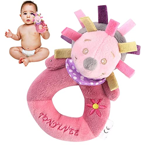 Chocalho Brinquedos Animal | Chocalho recém-nascido bicho de pelúcia fofo,Brinquedos de chocalho mac