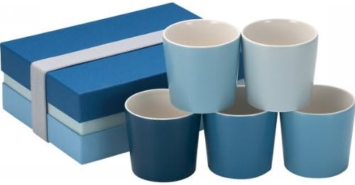 日本陶彩 Nippon Pottery H15843300 Free Cup Set, Gradient (BR), Brown, 10.1 fl oz (300 ml), Pack of 5