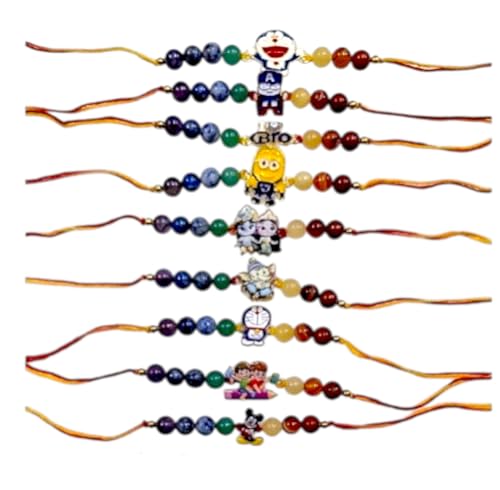 Rakhis en cristal de lithothérapie lot de 12 bracelets en pierres naturelles