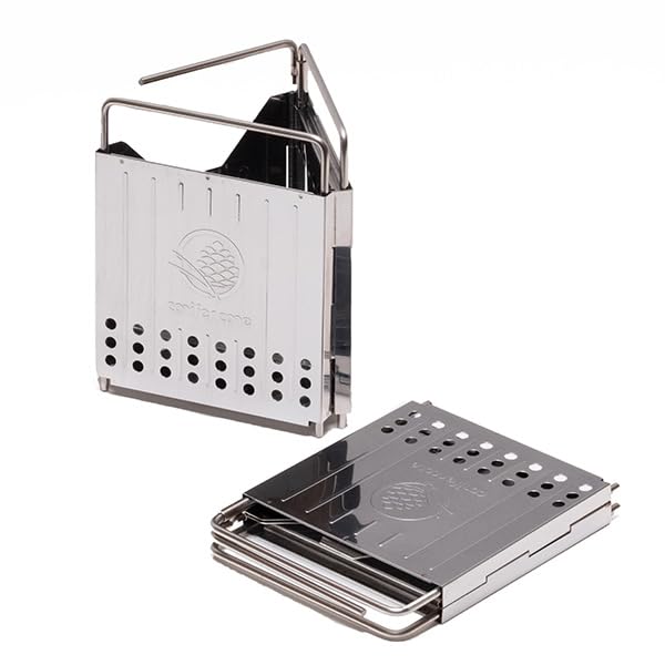 ★超絶レア初登場★ Montagnino モンタニーノ コイルストーブ Amazon | 【conifer cone フォールディングストーブ パイロ