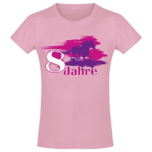 Mein Geburtstagspferd | 8 Jahre Mädchen T-Shirt | Jahrgang 2013