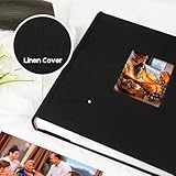 240 Pockets Photo Album 7x5 with Writing Space, Large Capacity 7 x 5 Photo Album Holds 240 Photos, Linen Cover Acid Free Pages 5x7 Photo Book with Memo for Baby Family Anniversary Wedding Photos - Image 5