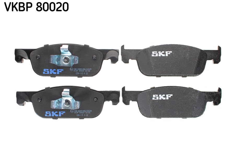 SKF Fren Balatası Ön Büyük Tip 17X155.1X49 Renault Clio IV 1.5 DCI/1.2 16V D4F/0.9 Tce H4B 12, Dacia Sandero II 1.5 DCI /0.9 Tce H4B 12, Sandero II 1.0 Sce B4D 16, Logan II 1.5 DCI K9K 12 Vkbp 80020